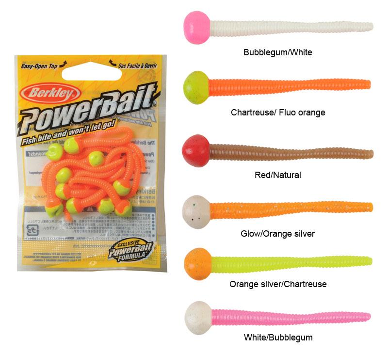 Berkley PowerBait Floating Mice Tails Fishing Bait, Bubblegum