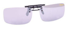 Gamakatsu clip on Glasses Light Grey/White