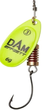 DAM Effezet Standard Spinner Single Hook 4GR yellow