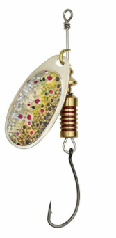 DAM Effezet Standard Spinner Single Hook 4GR golden Trout