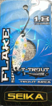 Seika Flake Spoon 1.8Gr White, blue Yellow Pink Dots/White